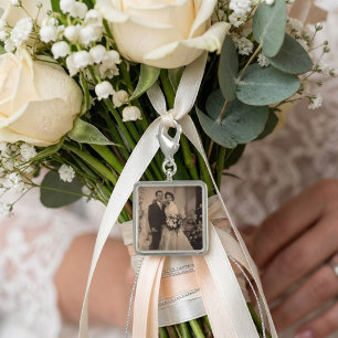 Photo Wedding Bouquet Charms [add your photo]