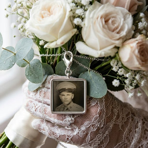Photo Wedding Bouquet Charms [add your photo]