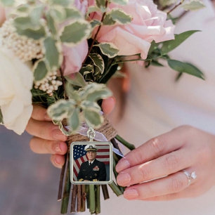 Photo Wedding Bouquet Charms [add your photo]