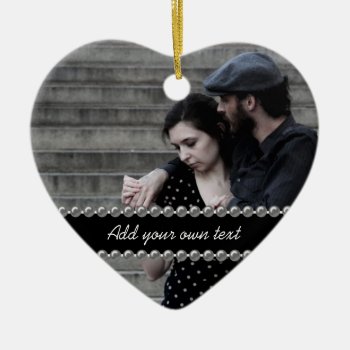 Photo Wedding/engagement/anniversary Ornament by Home_Sweet_Holiday at Zazzle