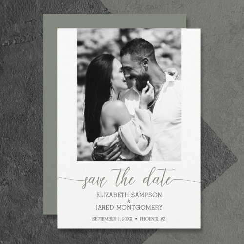 Photo Wedding Eucalyptus Save The Date