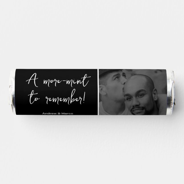Photo Wedding Favor Candy Life Saver® Mints (Front)