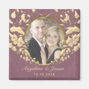Photo Wedding Favor Magnet