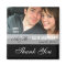 Photo Wedding Favor Magnets Black