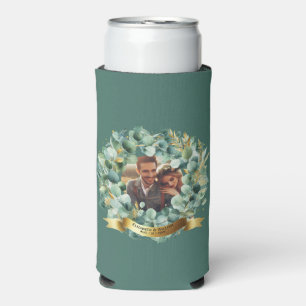 PHOTO Wedding Gift Newlyweds Anniversary Couples Seltzer Can Cooler