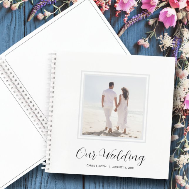 Photo Wedding Guest Book (Choose SOFT or HARD cover and the inside page style.)