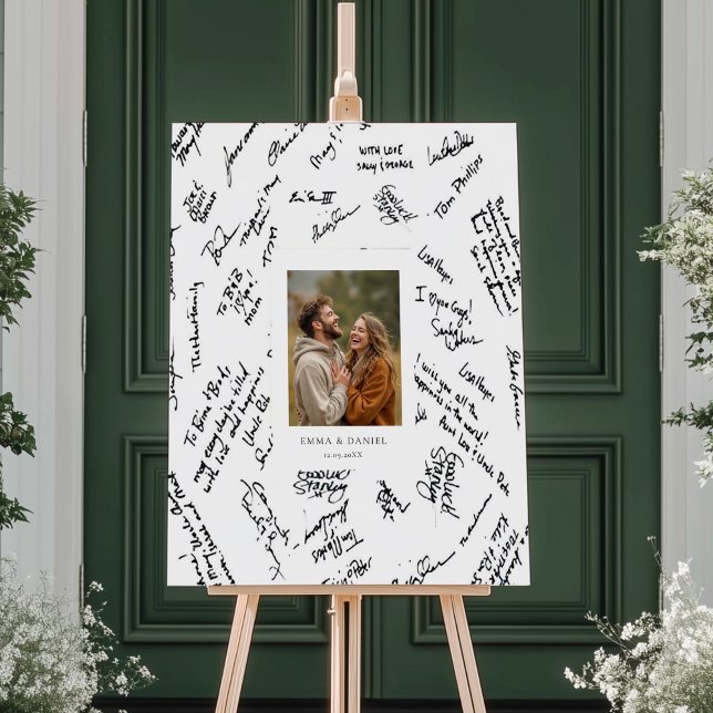 Photo Wedding Guest Book Signature Foam Board (Creator Uploaded)
