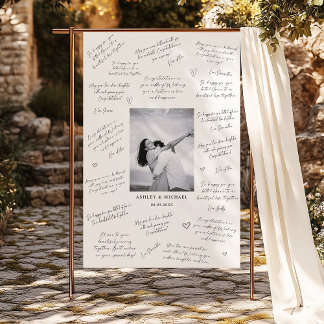 Photo Wedding Guest Signature Foam Board