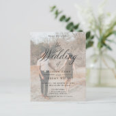 Photo Wedding Invitation (Standing Front)