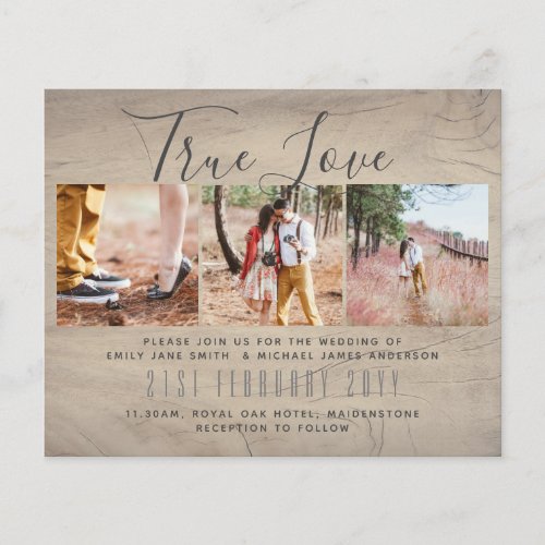 Photo Wedding Invitation Engagement Bridal Shower  Flyer