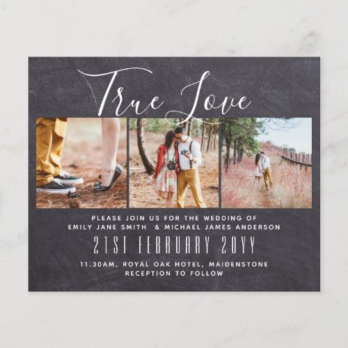 Photo Wedding Invitation Engagement Bridal Shower  Flyer