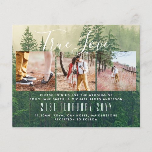 Photo Wedding Invitation Engagement Bridal Shower  Flyer