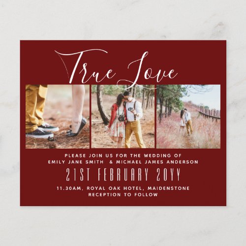 Photo Wedding Invitation Engagement Bridal Shower  Flyer