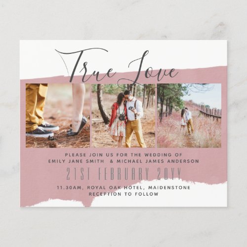 Photo Wedding Invitation Engagement Bridal Shower  Flyer