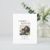 Photo Wedding Invitation Save Date Digital Options (Standing Front)