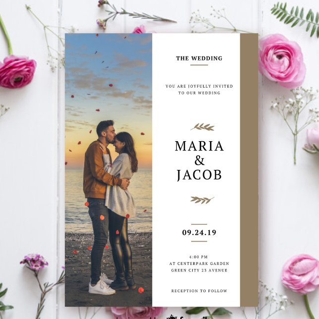  Photo Wedding Modern  Invitation (Creator Uploaded)