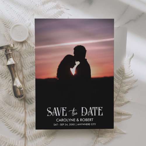 Photo Wedding Save Date Invitation