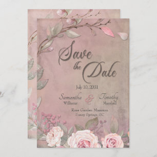Photo Wedding Save The Date Invitation