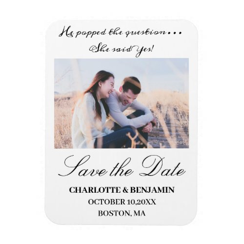  Photo Wedding Save The Date Magnet