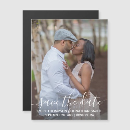 Photo Wedding Save The Date Magnets Vertical Magnetic Invitation