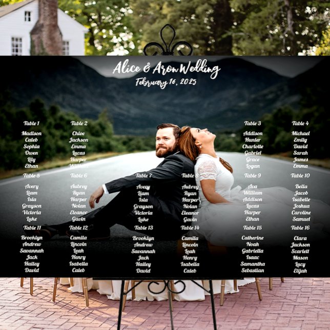Photo Wedding Seating Chart (Creator Uploaded)