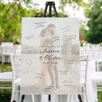 Photo Wedding Signature Guest Book Foam Board