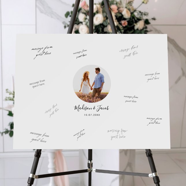 Photo Wedding Signature Guest Book Foam Board (Creator Uploaded)