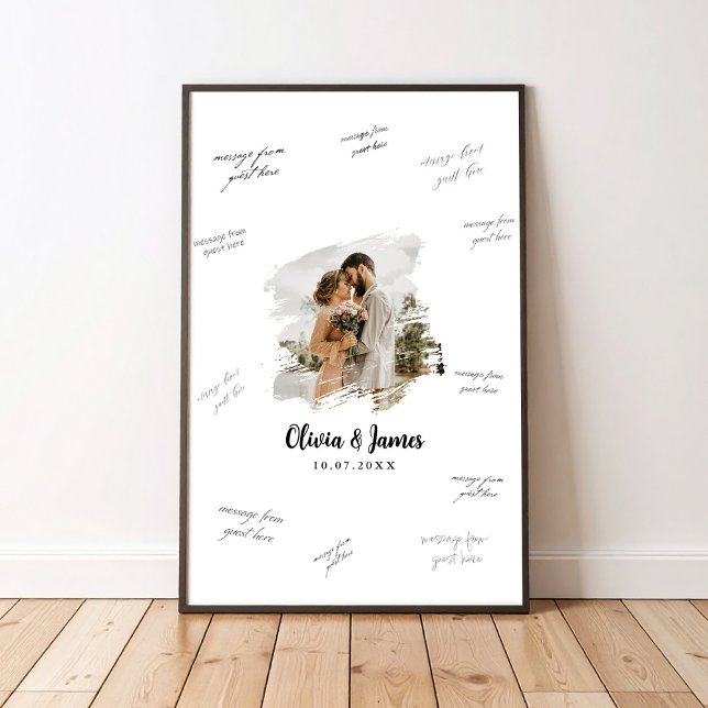 Photo Wedding Signature Guest Book Poster (Creator Uploaded)