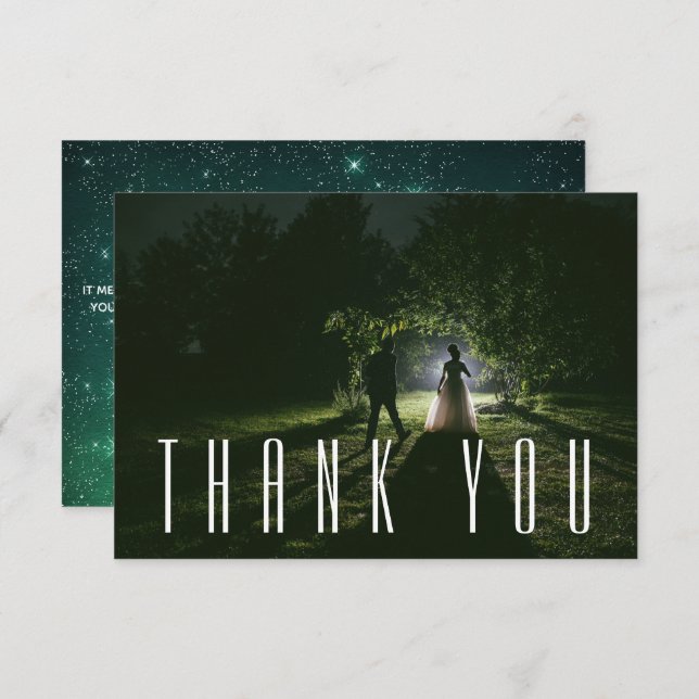 Photo Wedding Thank You (Front/Back)