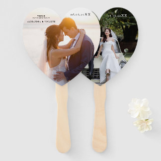 PHOTO Wedding Welcome Hand Fan