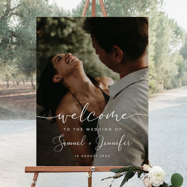Photo Wedding Welcome Sign, Welcome Wedding Board (Creator Uploaded)