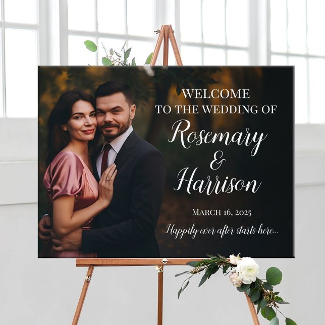 Photo welcome wedding sign modern (Creator Uploaded)