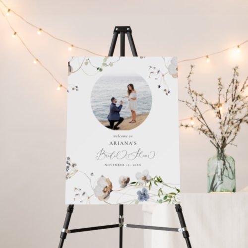 Photo Wildflowers Bridal Shower Welcome Sign