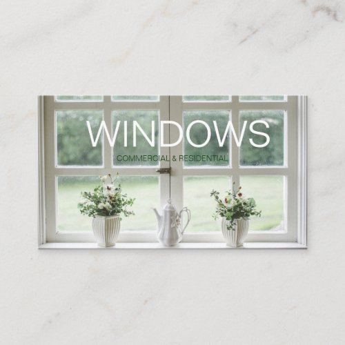 Photo Window Sales  Installation Business Card