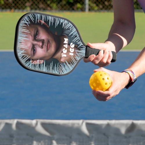 Photo with Icicles Pickleball Paddle