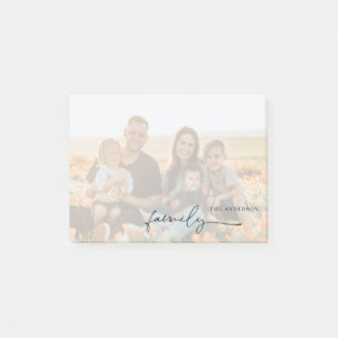 Photo with Name Personalised Faded Post-it Notes