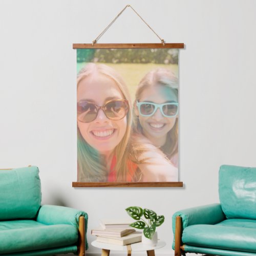 Photo with Rainbow Overlay Effect Hanging Tapestry