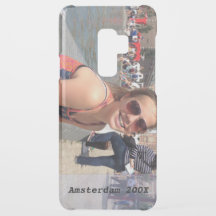 Photo with text Samsung Galaxy S9+ case