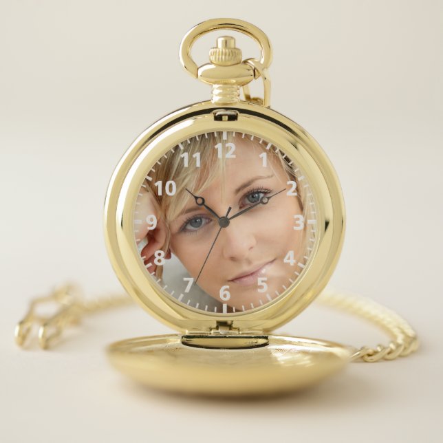Photo woman girl pocket watch (Inside)