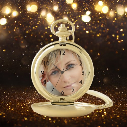 Photo woman girl pocket watch