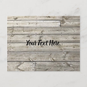Photo Wood Planks Deck Postcards