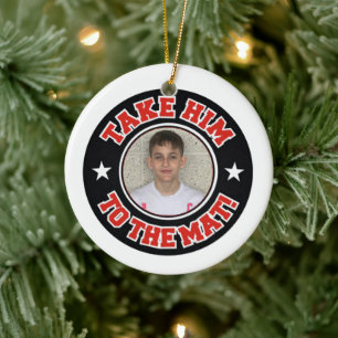 Photo Wrestling Take Him To The Mat Ornament