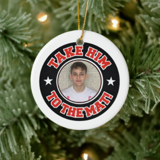 Photo Wrestling Take Him To The Mat Ornament