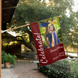 Photo, Year & School CELEBRATE House Flag