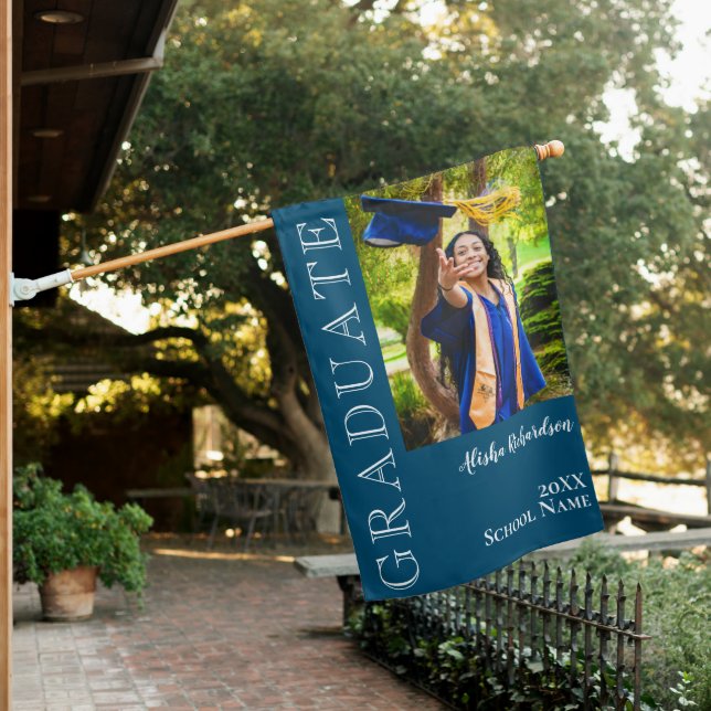 Photo, Year & School GRADUATE   House Flag (In SItu)