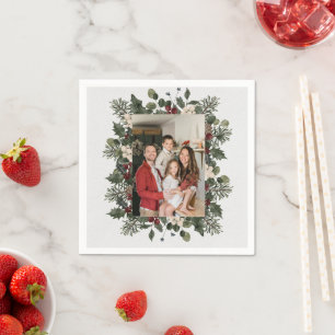  Photo   Your family Fun Party Napkins