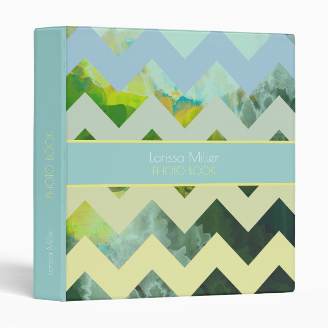 photobook chevron abstract beautiful binder (Front/Spine)