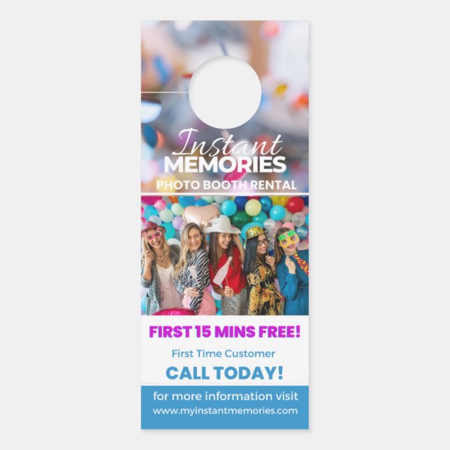 Photobooth Door Hanger Template (Front)