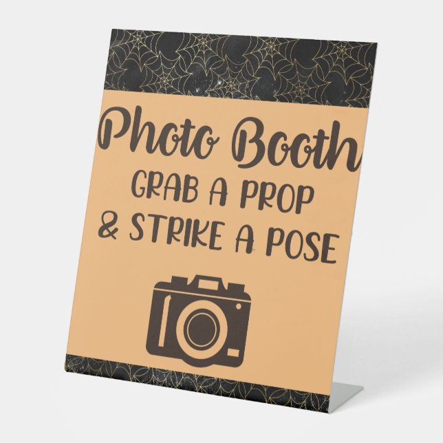 Photobooth Grab a Prop Autumn Wedding Sign (Front)