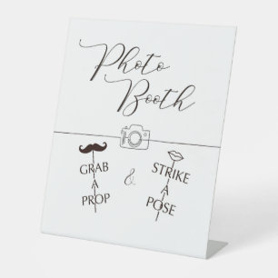 PhotoBooth Pedestal Sign
